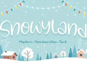 Snowyland font