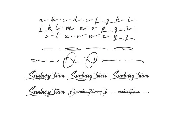 Sunbury Town Demo font