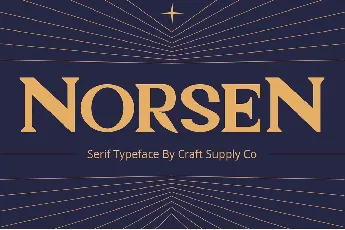 Norsen font