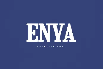 Enya font