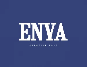 Enya font