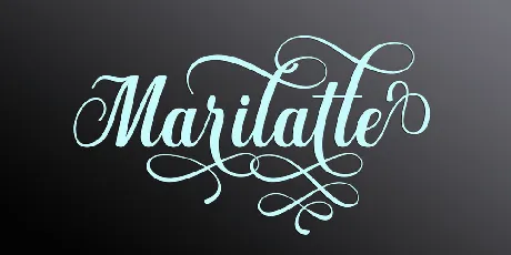 Marilatte font