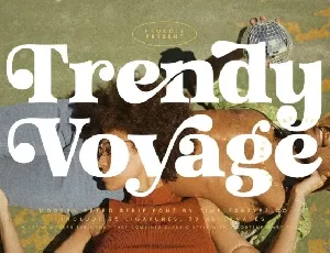 Trendy Voyage font