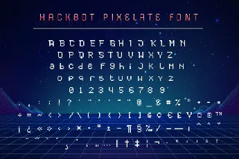 Hackbot Free Trial font