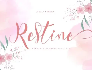 Restine font