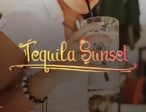 Tequila Sunset font