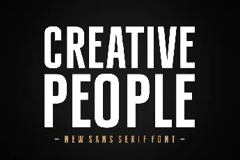 Creative People font