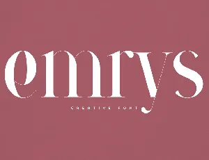 Emrys font