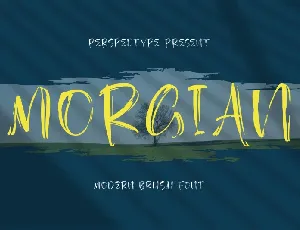 Morgian font