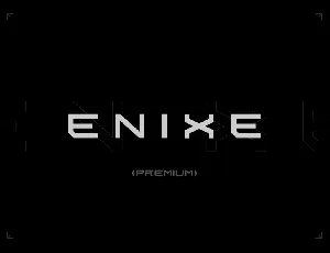 Enixe font