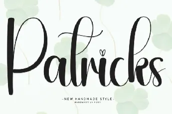 Patricks Script font