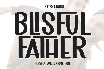 Blisful Father Display font