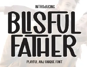 Blisful Father Display font