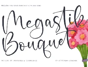 Megastik Bouquet font