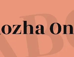 Rozha One font