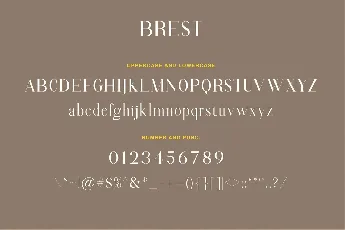 Brest font