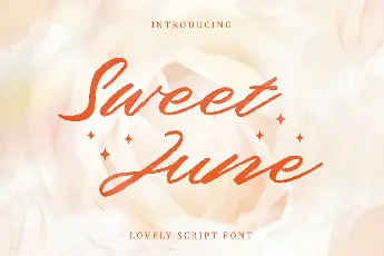 Sweet June Free Trial font