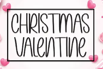 Christmas Valentine Display font