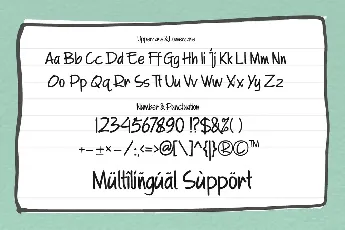 A Note font