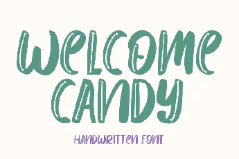 Welcome Candy font