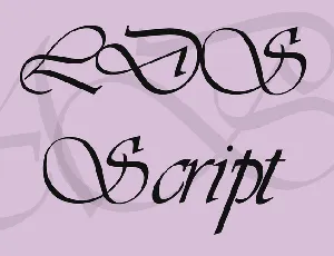 LDS Script font