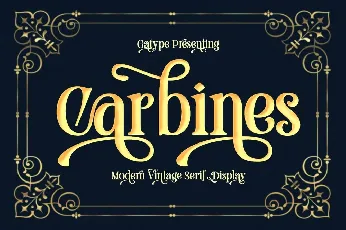 Carbines font