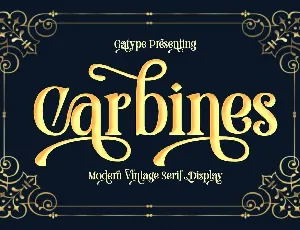 Carbines font