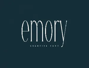 Emory font