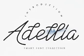 Adellia Handwritten font