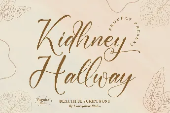 Kidhney Hallway font