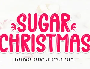 Sugar Christmas Display font