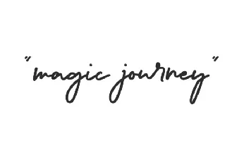 Magic Journey font