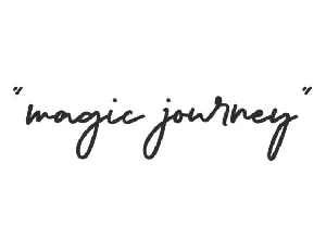 Magic Journey font