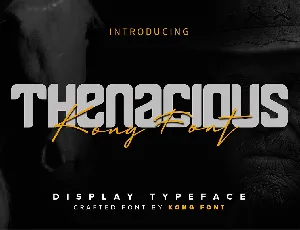 Thenacious font