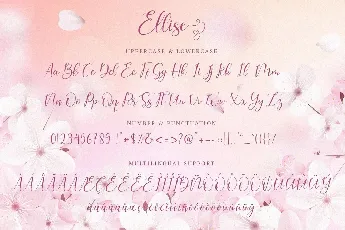 Ellise Calligraphy Script font