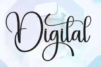 Digital Script font