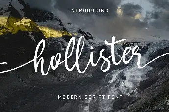 Hollister Modern Script font