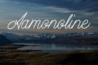 Aamonoline Script Free font