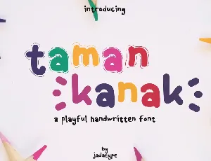 Taman Kanak font