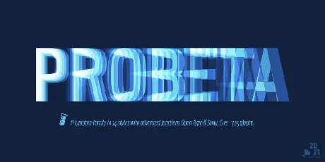 Probeta font