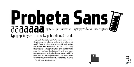 Probeta font