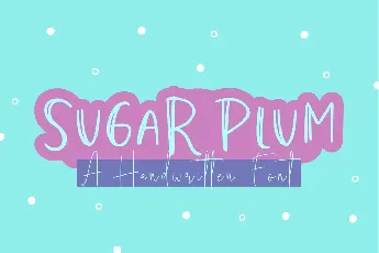 Sugar Plum font