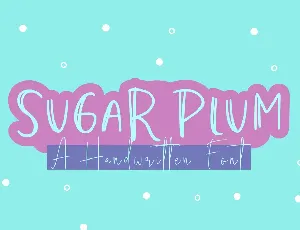 Sugar Plum font