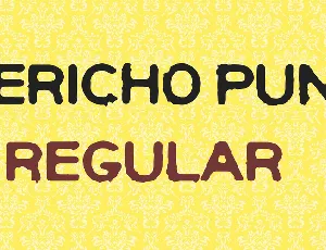 Yericho Punx font