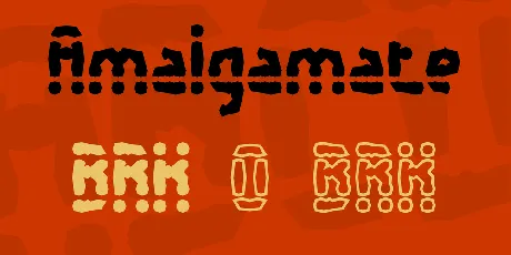 Amalgamate font