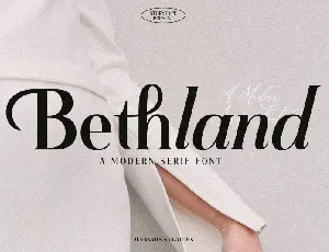 Bethland font