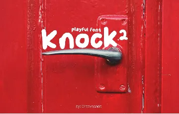 Knock2 font