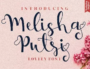 Melisha Putri Calligraphy font