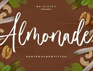 Almonade Modern Handwritten font