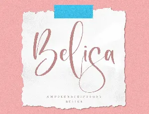 Belisa font